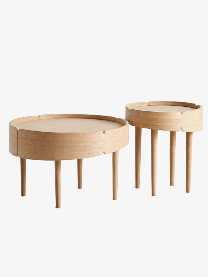 8. Wooden Round table